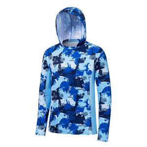 Moda 2025, Jersey de pesca de manga larga para hombre, sudaderas con capucha de verano de secado rápido transpirables, características transpirables de secado rápido, sublimación DTF - Product Image 4
