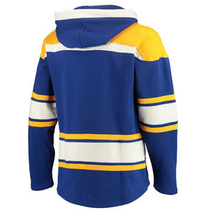 Equipo de poliéster de alta calidad Sudaderas con capucha de hockey sobre hielo Logotipo personalizado Jersey para hombre Sudaderas con capucha de sublimación Jersey de hockey con cordones - Product Image 2