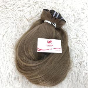 Venta al por mayor 100% Virgen Remy Extensiones de Cabello Humano de Alta Calidad Cutícula Intacta Doble Dibujado Máquina Trama Natural Recto - Product Image 6