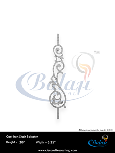 Composants en aluminium pour garde-corps Paris en fonte gris moderne, finition hautement polie, robuste pour escalier, balcon, usage résidentiel 5 - Product Image 4