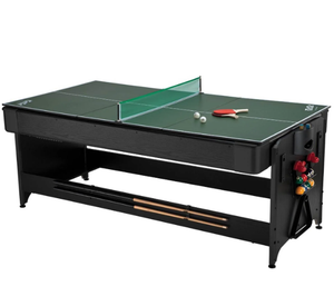 High Quality 3-in-1 Sports Table Pockey-Air Hockey <b>Billiards</b> Table Tennis Custom Size Green Plastic Cloth Green Original Style - Product Image 4
