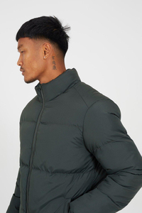 Veste matelassée à col cheminée personnalisée en gros, coupe-vent, chaude, d'hiver, de haute qualité, pour homme, avec poches - Product Image 6