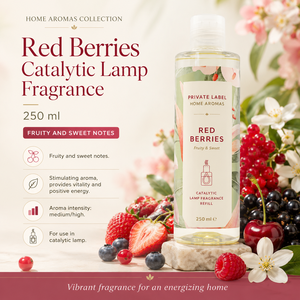 Fragancia para Lámpara Catalítica de Bayas Rojas de Marca Privada 250ml OEM |   Recambio de Fragancia para Lámparas Catalíticas |   España UE - Product Image 2