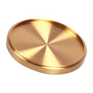 Posavasos metálicos de diseño premium resistente con patrones en relieve para una elegante decoración de bar y Mesa - Product Image 1