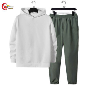 Survêtement d'hiver décontracté pour homme, à manches longues, avec doublure polaire respirante et écologique, marque privée, vente en gros OEM - Product Image 1