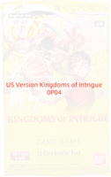 Cartes à collectionner d'anime Hobby OP04 Kingdoms of Intrigue Booster Box, Assortiment complet de cartes TCG à collectionner
