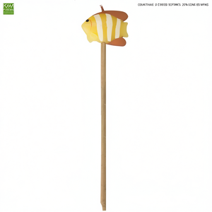 Bougies originales en bambou durable avec motif poisson, gadgets écologiques - Product Image 2