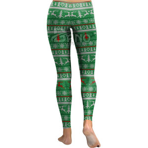 Leggings de Punto de Cintura Alta para Mujer, Transpirables, para Yoga y Ejercicio, con Logotipo Personalizado, Cintura Alta, Spandex/Poliéster de Alta Calidad - Product Image 6
