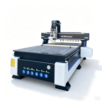 Machine de gravure et de découpe CNC pour l'industrie du meuble, RTM-1325, changeur d'outils automatique, routeur CNC, moteur servo, machine de sculpture CNC