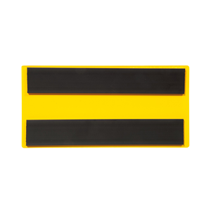 LabelTop Portaetiquetas Magnéticos 80X160Mm Amarillo 2 Tiras Magnéticas Paquete de 50-LTV160-80/4 - Product Image 2