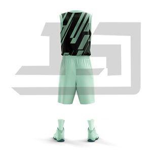Uniforme de Baloncesto de Alto Rendimiento, Jersey Deportivo de Poliéster Estampado con Pantalones Cortos a Juego para Entrenamiento y Competencia - Product Image 2