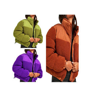 Manteaux d'hiver en duvet et fourrure pour femmes grandes tailles, épais, courts, vêtements surdimensionnés, fabriqués par TRIOTAKE INDUSTRY avec échantillon gratuit - Product Image 5