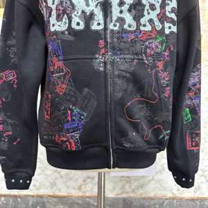 Nouveau prix chaud qualité supérieure la plus demandée fermeture éclair sweat à capuche bouffée imprimé fabriqué en usine pas cher sweats à capuche hommes sweats à capuche - Product Image 5