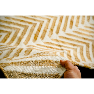 Tapis en jute réversible tissé à la main anti-dérapant moderne de qualité supérieure pour un usage domestique dans le salon chambre cuisine extérieure - Product Image 4