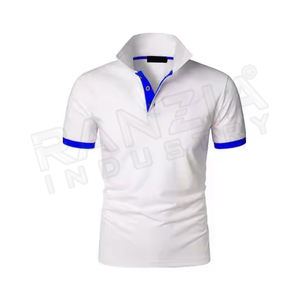 Haute qualité décontracté nouveau polo d'été pour hommes hommes à manches courtes coton homme polos prix de gros respirant deux couleurs - Product Image 1