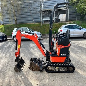 Mini-excavatrice sur chenilles Kubota KX165-5 d'occasion, moteur diesel, excavatrice hydraulique avec godet pour la construction - Product Image 4