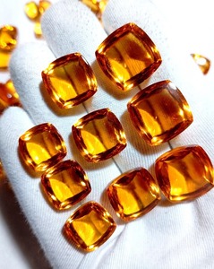 AA ซิทรีนธรรมชาติสีเหลืองน้ำตาล-ก้อน5-7มม. 2-4กะรัตแว็กซ์/ทาน้ำมันสำหรับทำเครื่องประดับ - Product Image 3