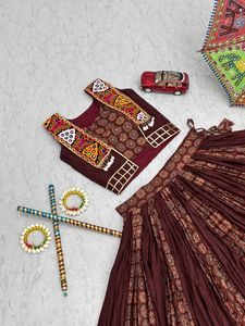 Navratri เสื้อแจ็คเก็ตตัวใหญ่6เมตรสำหรับเด็กผู้หญิง - Product Image 2