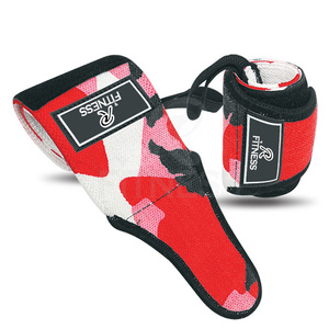 สายรัดข้อมือออกกำลังกาย RC Fitness Wear ผลิตจากโพลีเอสเตอร์และผ้าฝ้าย สำหรับยกน้ำหนัก เพาะกาย เสริมสร้างความแข็งแรงในการจับ - Product Image 6
