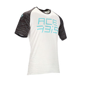 Acerbis FLEX HALO Lightweight Breathable Windproof <b>MTB</b> Cycling Jersey Long <b>Shirt</b> Half Sleeves Sublimated Polyester OEM Team Name - Product Image 1