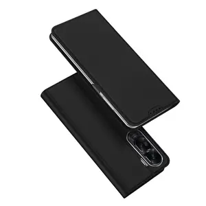 Étui de téléphone portable <span class=keywords><strong>DUX</strong></span> <span class=keywords><strong>DUCIS</strong></span> <span class=keywords><strong>Skin</strong></span> <span class=keywords><strong>Pro</strong></span> Series pour Honor 90 Lite 5G / X50i 5G, étui de téléphone portable avec support, pochette en cuir PU avec porte-cartes - Product Image 1