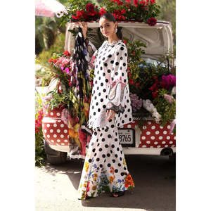 Maria.B Summer'26 MPT-3008-A TC-1624 Haut en mousseline de soie chic bohème à imprimé numérique pour l'été, idéal au quotidien - Product Image 5