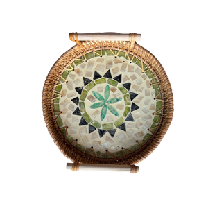 Plateau Décoratif En Rotin Forme Pas Cher En Gros Qualité Fabriqué À La Main Vintage Type De Service 4 Fait Vietnam Cenvinex RT04 Personnalisé - Product Image 4