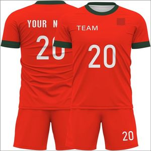 Uniformes de Fútbol para Equipos de Adultos, Camiseta Deportiva de Manga Corta Personalizada de Poliéster 100% para Verano - Product Image 3