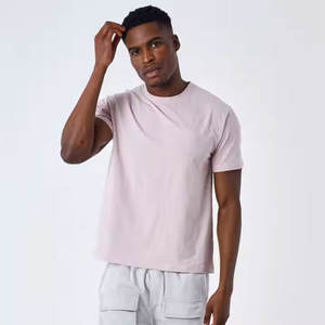 Camiseta de Primera Calidad con Logotipo Personalizado para Hombre y Mujer, 100% Algodón, Lisa, para Impresión Puff, Diseño Digital, Estilo Urbano - Product Image 1