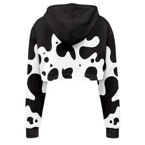 Sweat à capuche de haute qualité avec logo personnalisé imprimé pour femmes sweat à capuche décontracté style streetwear teint uni hiver pour femmes - Product Image 3