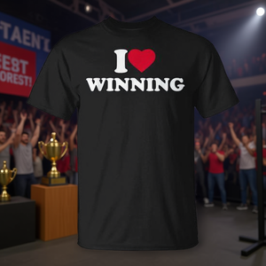 Winning Lover I Heart Winning T-Shirt - Per chi ama eccellere - Product Image 3