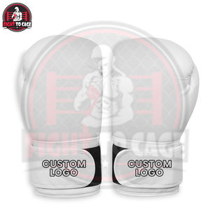 ถุงมือชกมวยหนัง PU คุณภาพสูง ดีไซน์ทันสมัย สีตัดกัน ผลิตด้วยมือ บริการ OEM ODM  ซับแรงกระแทก ระบายอากาศได้ดี - Product Image 2