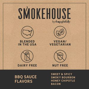 ชุดซอสบาร์บีคิว Smokehouse by Thoughtfully Gourmet รสชาติสำหรับคนทานมังสวิรัติและคนทานเจ รวมรสฮันนี่ชิปโตเล่ แพ็ค 4 ชิ้น - Product Image 5