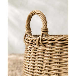 Lightwash Handled <b>Planter</b> Basket Liners Durable and Stylish for Indoor/Outdoor Use - Product Image 6