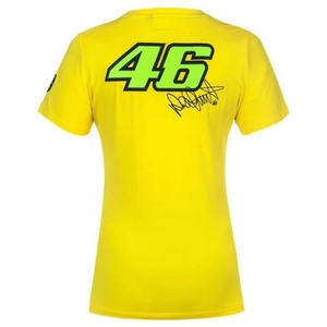 T-shirt à manches courtes pour femme VR46 pour VALENTINO ROSSI, 100% coton jersey, respirant et ajusté, disponible en tailles XS S M XL XXL XXXL - Product Image 4