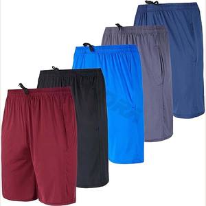 Pantalones cortos de gimnasio con entrepierna de 5 pulgadas para hombre con forro incorporado, venta al por mayor, pantalones cortos deportivos para correr en la playa con bolsillo trasero con cremallera - Product Image 1
