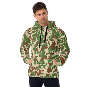 Sudadera con capucha de camuflaje de lana transpirable por sublimación personalizada 2025 para hombres con estampado en relieve 3D de gran tamaño para caza al aire libre - Product Image 3
