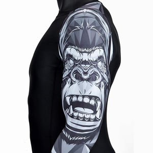 OEM High Quality Sublimated Rash Guard <b>Swim</b> <b>Shirts</b> <b>for</b> Boys Dry UV Sun Protective Rash Guard Workout Compression <b>Shirt</b> - Product Image 3