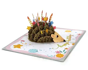 New Greeting 3D Pop up Cards for Birthday with Envelope and Custom Design in bulk from Vietnam Supplier