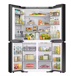 PRECIO INCREÍBLE para el NUEVO RF29DB9900QD de 29 Pies Cúbicos. Pies Refrigerador Inteligente de Acero Inoxidable con 4 Puertas Francesas - Product Image 4