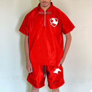 Ensemble veste et short coupe-vent personnalisable pour la saison d'hiver pour hommes Conception imperméable confortable et légère Personnalisation OEM - Product Image 1