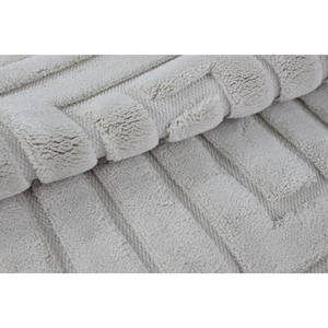 Severa Beige 60*100cm Thick Cotton Bath Mat Solid Color Rectangle Jacquard Bath <b>Rug</b> & Shower <b>Rugs</b> Custom Made In Turkey - Product Image 3