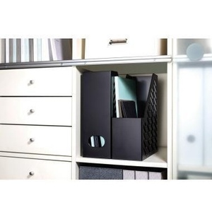 HAN KLASSIK XXL Black Polystyrene Standing <b>File</b> <b>Organizer</b> 11.5 X 31.5 X 24.6 cm for DIN A4 DIN C4 with Magazine <b>Organizers</b> - Product Image 3