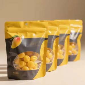 Venta al por mayor de papel de aluminio de plástico PET rojo sellado a prueba de humedad de pie con cierre de cremallera de embalaje bolsas de café con logotipo impreso - Product Image 5