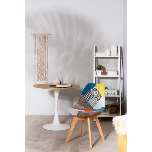 Mona Patchwork Living Room <b>Chair</b> <b>Comfortable</b> and Stylish Fabric Seat with Unique Design - Product Image 1