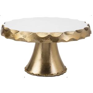 Modern Sleek Design Gold Metal Cake <b>Stand</b> for Weddings & Parties Durable Elegant Design for Cakes <b>Cupcakes</b> & Desserts - Product Image 1