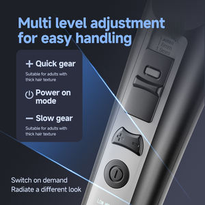 Recortador de pelo para mascotas recargable de bajo ruido, cortadora de pelo <span class=keywords><strong>DogCat</strong></span> inalámbrica de alta potencia con pantalla LED, herramienta de afeitadora de aseo con logotipo personalizado OEM - Product Image 3