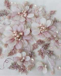 Acheter Nouvelle Arrivée Tissu De Broderie pour Femmes Vêtements à Bas Prix avec Lourdes Perles Détaillant Offre Spéciale Indien En Gros Tissu - Product Image 2