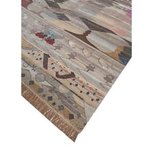 Tapis en laine et soie de bambou noué à la main Freedom Manchaha, ivoire, 10 mm, géométrique, pour la maison, le salon, le couloir, forme rectangulaire - Les-2005 - Product Image 2