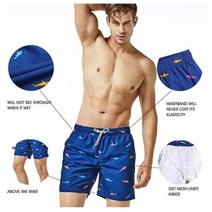 Pêche-Printings Swim-Wholesale Custom Swimming-Trunk Stretch-Board Shorts personnalisés Sportswear Shorts Adultes Pour Hommes - Product Image 4